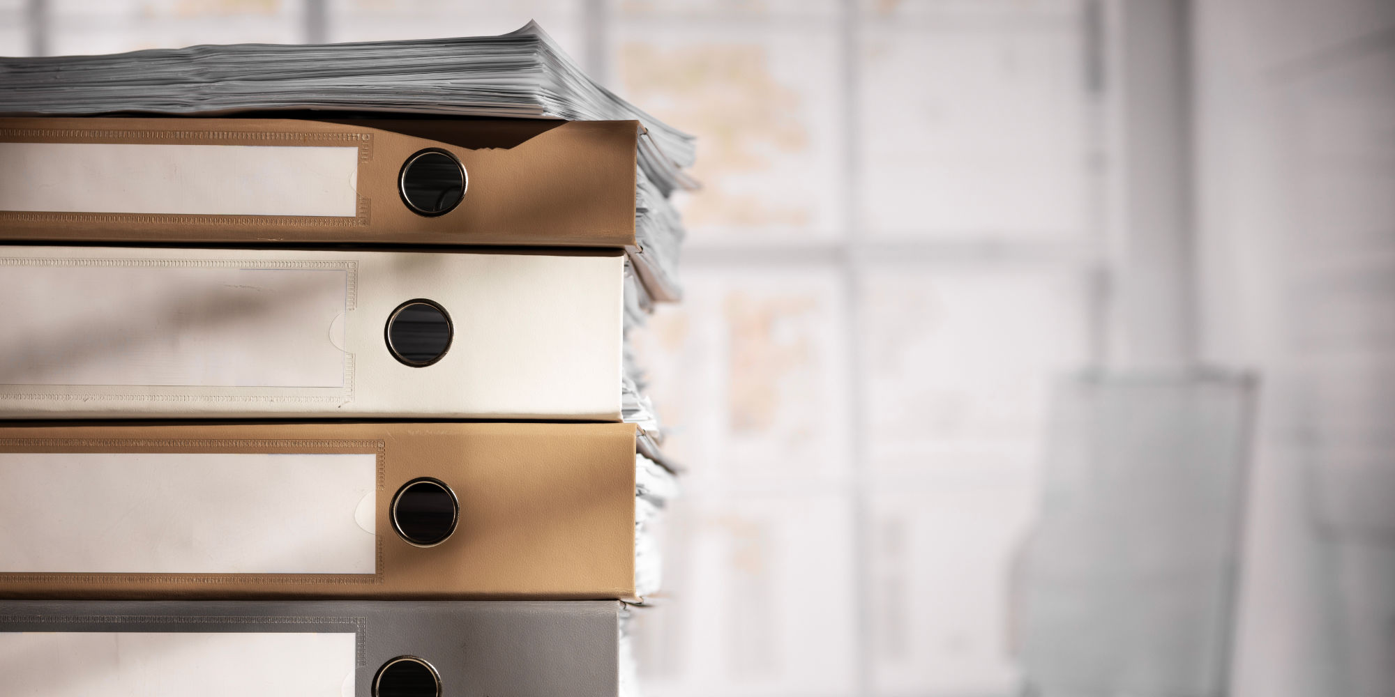 Professionals reviewing corporate records